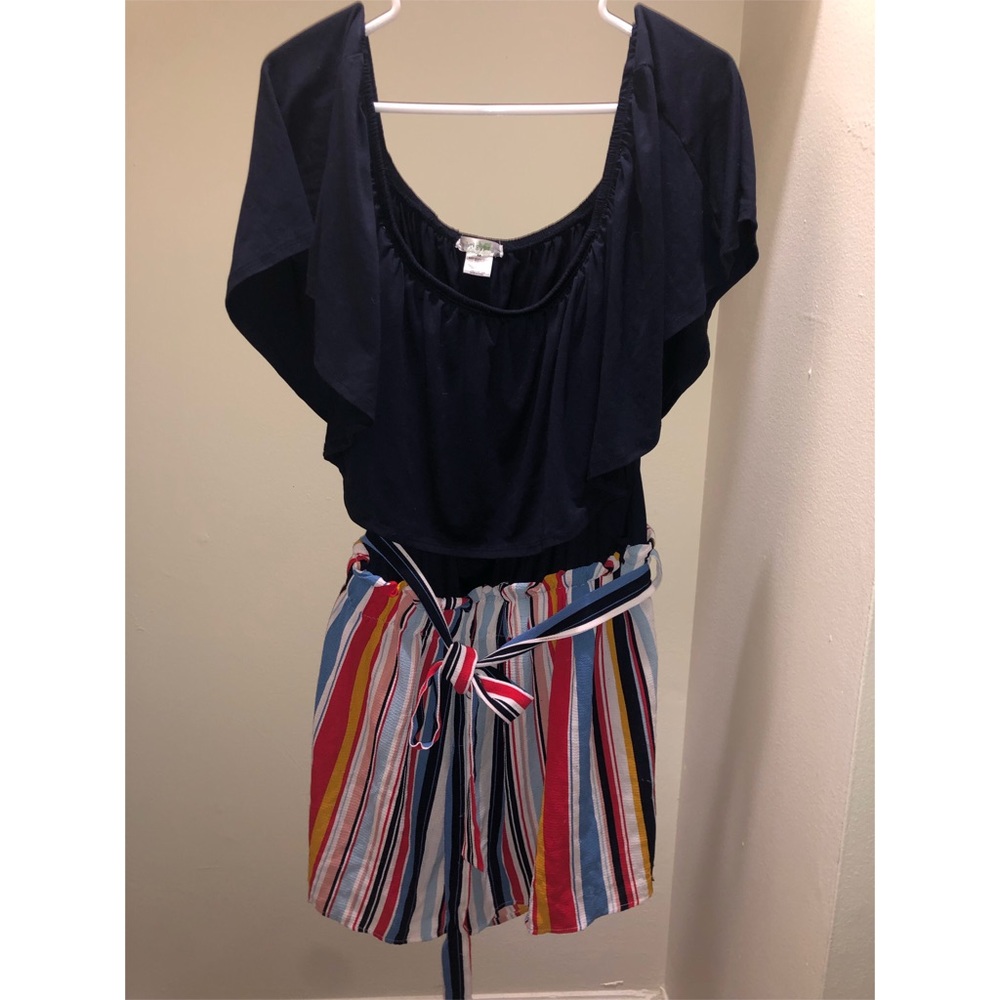 Off shoulder romper